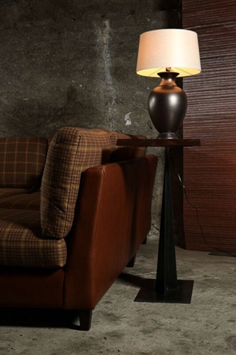 Steel base table