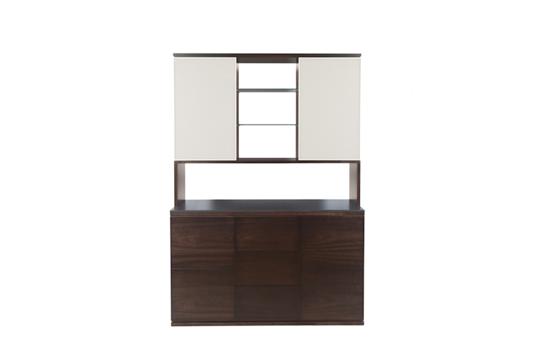 Granite glass and Mahogany sideboard