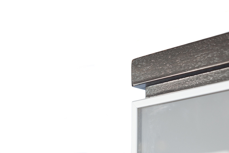 Granite glass and Mahogany sideboard