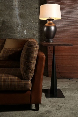 Steel base table