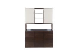 Granite glass and Mahogany sideboard