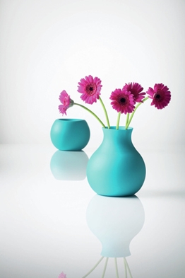 Rubber vases